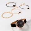 5pcs Woman Quartz Wristwatch with Bracelet - Image 5