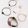 5pcs Woman Quartz Wristwatch with Bracelet - Image 6