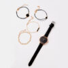 5pcs Woman Quartz Wristwatch with Bracelet - Image 7