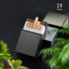 20 Sticks Cigarette Case Metal Lighter Butane - Image 3