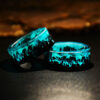 Blue Resin Wood Ring - Image 4