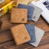 Men's Wallet Short Frosted Leather - Image 4