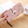 Women's Hollow Golden Leaf Buckle Wallet - Image 2
