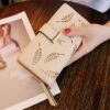 Women's Hollow Golden Leaf Buckle Wallet - Image 5