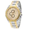 Brand Dial Gold Casual Quartz Watch - Image 3