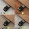 Portable Door Stop Alarm Anti-theft Wireless Security System Door Stopper Block Alarm For Home Hotel Dormitory Safety - Image 3