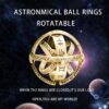 Vintage Fashion Astronomical Ball Ring - Image 2