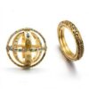Vintage Fashion Astronomical Ball Ring - Image 3