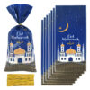 25/50pcs Eid Mubarak Gift Bags Plastic Candy Bag