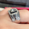 Gorgeous Men's Big Natural Birthstone Crystal Zircon Rings - Image 4