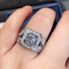 Gorgeous Men's Big Natural Birthstone Crystal Zircon Rings - Image 5