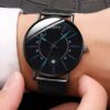 Men's Fashion Luxury Ultra-thin Stainless Steel Watch - Image 6